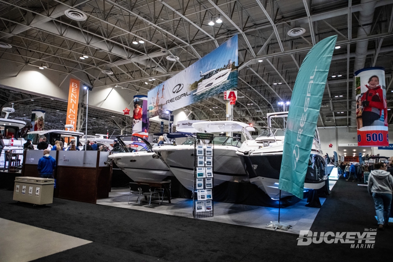 large cruisers at the toronto boat show
