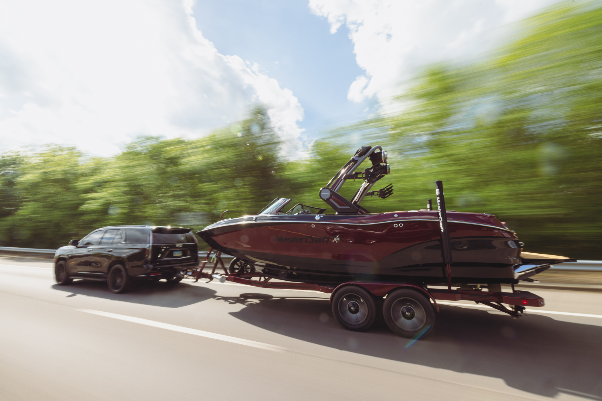 MC trailered
