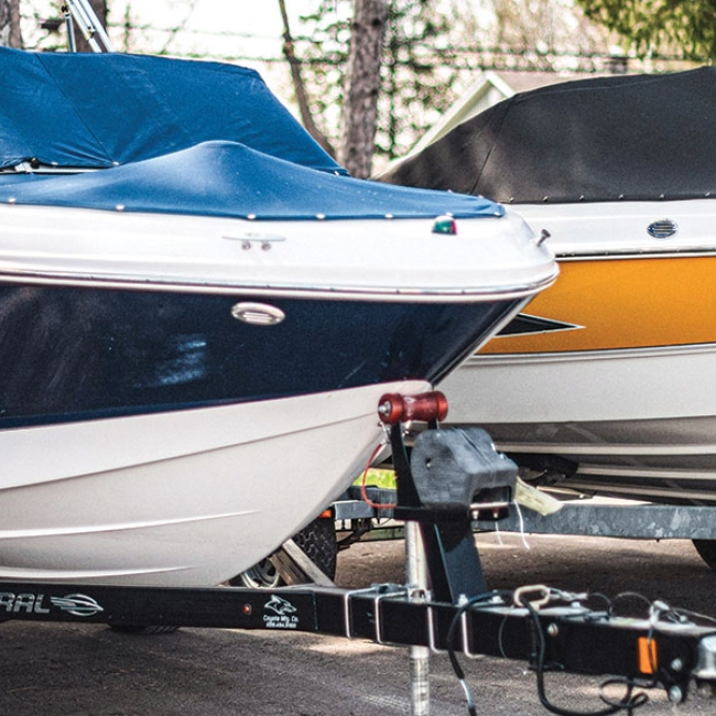 boats ready to be picked up at buckeye marine
