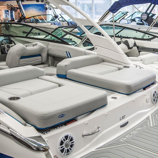 regals in the showroom 2025