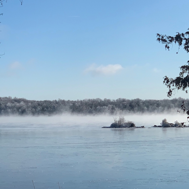 Winter Pigeon Lake Image