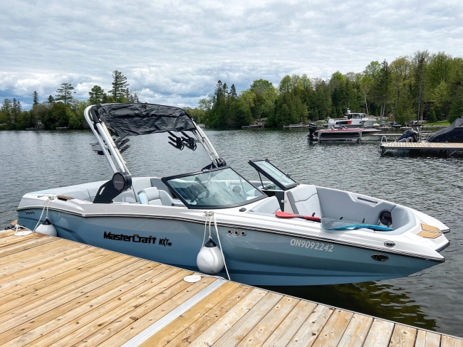 Congrats to our new NXT22 owners on balsam lake. See you out on the water! @mcboatcompany #NXT