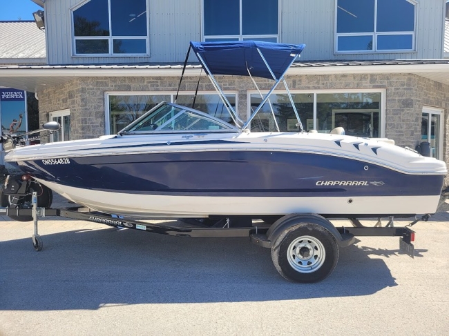 Looking to get into a bowrider? Priced at $36,900 on sale now at Buckeye Marine is this 2017 Chaparral H20 19 Ski and Fish — Equipped with a Mercruiser 4.3L MPI engine

For inquiries call 705-738-5151 or email sales@buckeyemarine.com