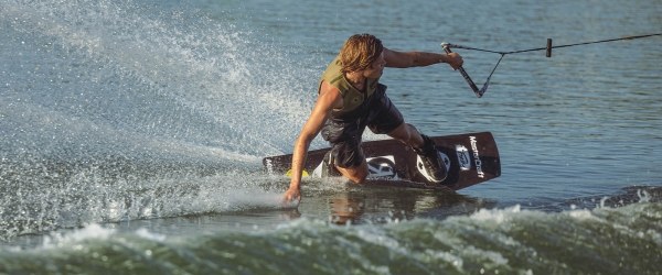 wakeboarder on a wave
